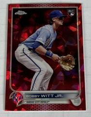Bobby Witt Jr. [Red] #72 Baseball Cards 2022 Topps Chrome Sapphire Prices