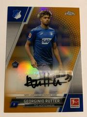 Georginio Rutter [Orange] Soccer Cards 2021 Topps Chrome Bundesliga Autographs Prices