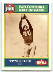 Wayne Millner #60 Football Cards 1990 Swell Greats Prices