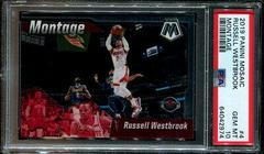 Russell Westbrook #4 Basketball Cards 2019 Panini Mosaic Montage Prices
