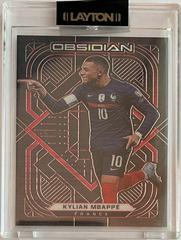 Kylian Mbappe [Electric Etch Red Pulsar] Soccer Cards 2021 Panini Obsidian Prices