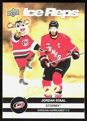 Jordan Staal, Stormy [Gold] #IR-4 Hockey Cards 2023 Upper Deck MVP Ice Reps Prices