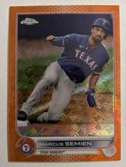 Marcus Semien [Orange] #5 Baseball Cards 2022 Topps Chrome Logofractor Prices