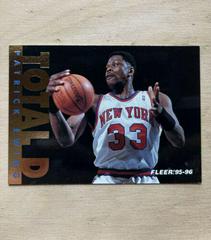Patrick Ewing Basketball Cards 1995 Fleer Total D Prices