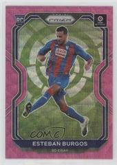 Esteban Burgos [Pink Wave] Soccer Cards 2020 Panini Chronicles Prizm La Liga Prices