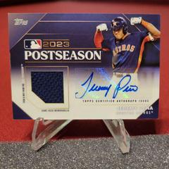 Jeremy Pena Baseball Cards 2024 Topps Postseason Performance Autograph Prices