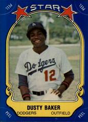 Dusty Baker Baseball Cards 1981 Fleer Star Stickers Prices