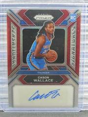Cason Wallace [Red Prizm] #11 Basketball Cards 2023 Panini Prizm Sensational Signature Prices