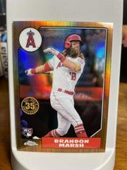 Brandon Marsh [Orange] #87BC-18 Baseball Cards 2022 Topps Chrome 1987 Prices