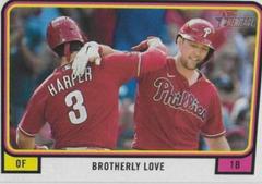 Rhys Hoskins, Bryce Harper #CC-4 Baseball Cards 2022 Topps Heritage Combo Cards Prices