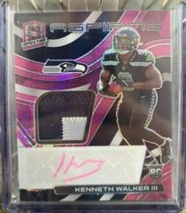 Kenneth Walker III [Pink] #APA-KWA Football Cards 2022 Panini Spectra Aspiring Patch Autographs Prices