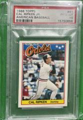 Cal Ripken Jr. #61 Baseball Cards 1988 Topps American Prices
