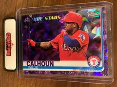 Willie Calhoun [Purple Refractor] #113 Baseball Cards 2019 Topps Chrome Sapphire Prices