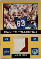 Andre Reed [Gold] #EC-2 Football Cards 2022 Panini Encased Encore Collection Prices