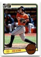 Jose Altuve [Aqueous Test Proof] Baseball Cards 2017 Panini Donruss Retro Variations 1983 Prices
