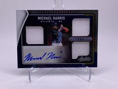 Michael Harris #TT3S-MH Baseball Cards 2022 Panini Absolute Tools of the Trade 3 Swatch Signatures Prices