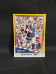 Tom Brady [Timeless Tributes Gold] #3 Football Cards 2017 Panini Classics Prices