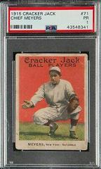 Chief Meyers #71 Baseball Cards 1915 Cracker Jack Prices