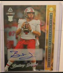 Bailey Zappe [Gold Autograph] #104 Football Cards 2022 Panini Luminance Prices