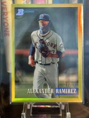Alexander Ramirez [Chrome Prospect Gold] Baseball Cards 2021 Bowman Heritage Prices