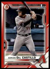 Adrian Del Castillo [Red] #BD-108 Baseball Cards 2021 Bowman Draft Prices