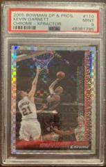 Kevin Garnett [Chrome Xfractor] #110 Basketball Cards 2005 Bowman Prices