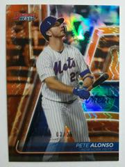 Pete Alonso [Orange Refractor] #23 Baseball Cards 2020 Bowman's Best Prices