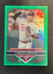 Carlos Correa [Green] Baseball Cards 2023 Topps Flagship Collection Prices