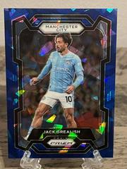 Jack Grealish [Blue Ice] Soccer Cards 2023 Panini Prizm Premier League Prices