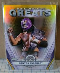 Santos Escobar [Gold Refractor] Wrestling Cards 2021 Topps Chrome WWE Cruiserweight Greats Prices