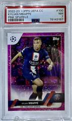 Kylian Mbappe [Pink Sparkle] Soccer Cards 2022 Topps UEFA Club Competitions Prices