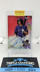 Zac Veen [Red Refractor] #BSPA-ZV Baseball Cards 2021 Bowman Sterling Prospect Autographs Prices