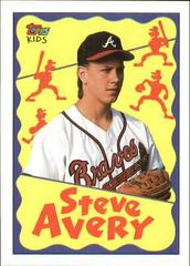 Steve Avery #36 Baseball Cards 1992 Topps Kids Prices