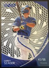 Corey Seager [Blue] Baseball Cards 2022 Panini Chronicles Clear Vision Prices