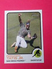 Fernando Tatis Jr. [Throwback Uniform] Baseball Cards 2022 Topps Heritage Prices