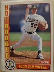Todd Van Poppel #4 Baseball Cards 1992 Score Hot Rookies Prices