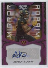 Armani Rogers [Purple] #MS100 Football Cards 2023 Panini Certified Mirror Signatures Prices