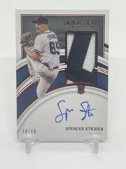 Spencer Strider [Patch Autograph Red] #146 Baseball Cards 2022 Panini Immaculate Prices