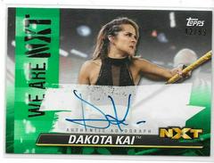 Dakota Kai [Green] #A-DK Wrestling Cards 2021 Topps WWE We Are NXT Autographs Prices