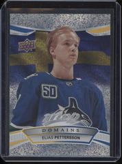Elias Pettersson #NA-4 Hockey Cards 2022 Upper Deck MVP Domains Prices