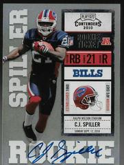 C.J. Spiller [Autograph] #206 Football Cards 2010 Playoff Contenders Prices