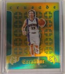 Steve Nash [Green] #63 Basketball Cards 2015 Panini Excalibur Crusade Prices