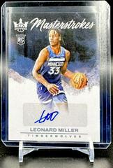 Leonard Miller #15 Basketball Cards 2023 Panini Court Kings Masterstrokes Prices