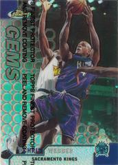 Chris Webber [Refractor] #101 Basketball Cards 1999 Finest Prices