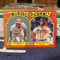 Ronald Acuna Jr. / Joe Morgan #TAN-13 Baseball Cards 2024 Topps Heritage Then and Now Prices