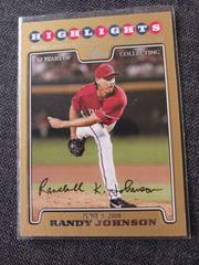 Randy Johnson [Gold Foil] Baseball Cards 2008 Topps Update & Highlights Prices