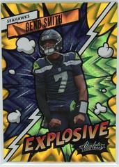 Geno Smith [Gold] #7 Football Cards 2023 Panini Absolute Explosive Prices