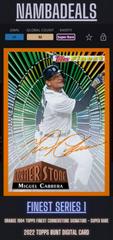 Miguel Cabrera [Orange] #94C-MC Baseball Cards 2022 Topps Finest 1994 Cornerstones Autographs Prices