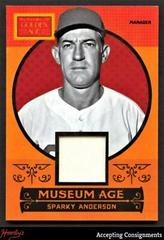 Sparky Anderson Baseball Cards 2014 Panini Golden Age Museum Memorabilia Prices