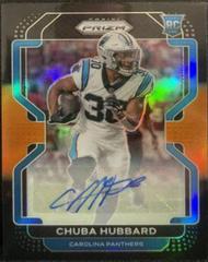 Chuba Hubbard [Signature Orange] #PB-24 Football Cards 2021 Panini Chronicles Prizm Black Prices